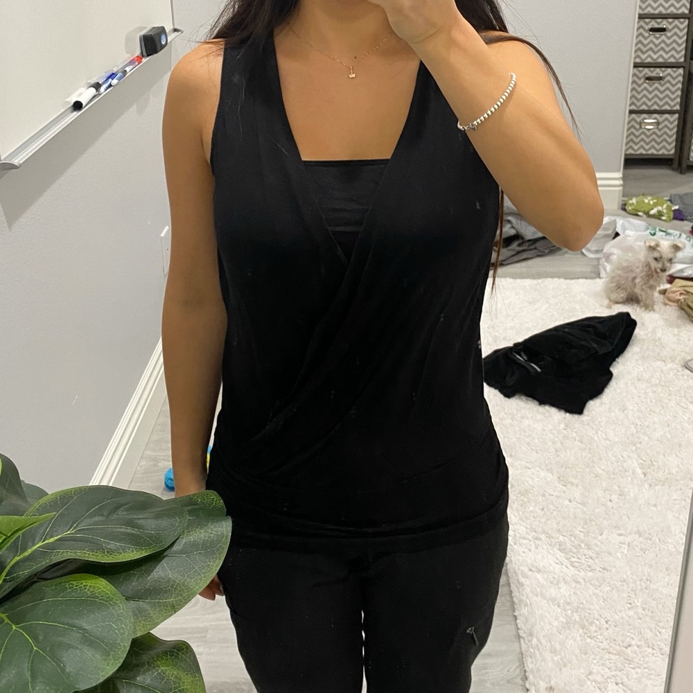 White House Black Market cross cross tank